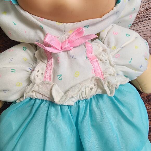 Fisher Price Puffalump Kids Vintage 1991 Rare Blue Nylon Doll - Picture 4 of 10